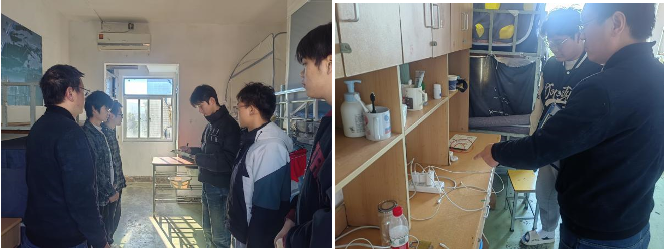 宿舍查危除患,防“患”无忧—我院22高职开展宿舍安全检查