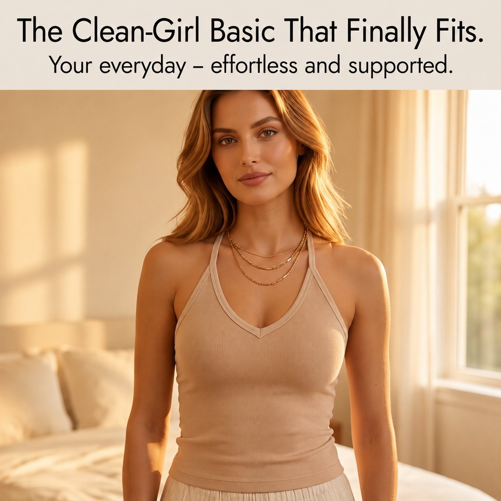 Lunella – Women's Ribbed V-Neck Tank