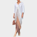 Layered Fringe Maxi Dress