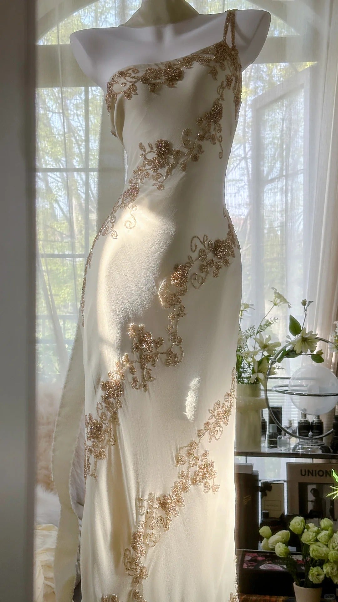 Vintage Evening Dresses, Unique Sleeveless Party Gowns  25528