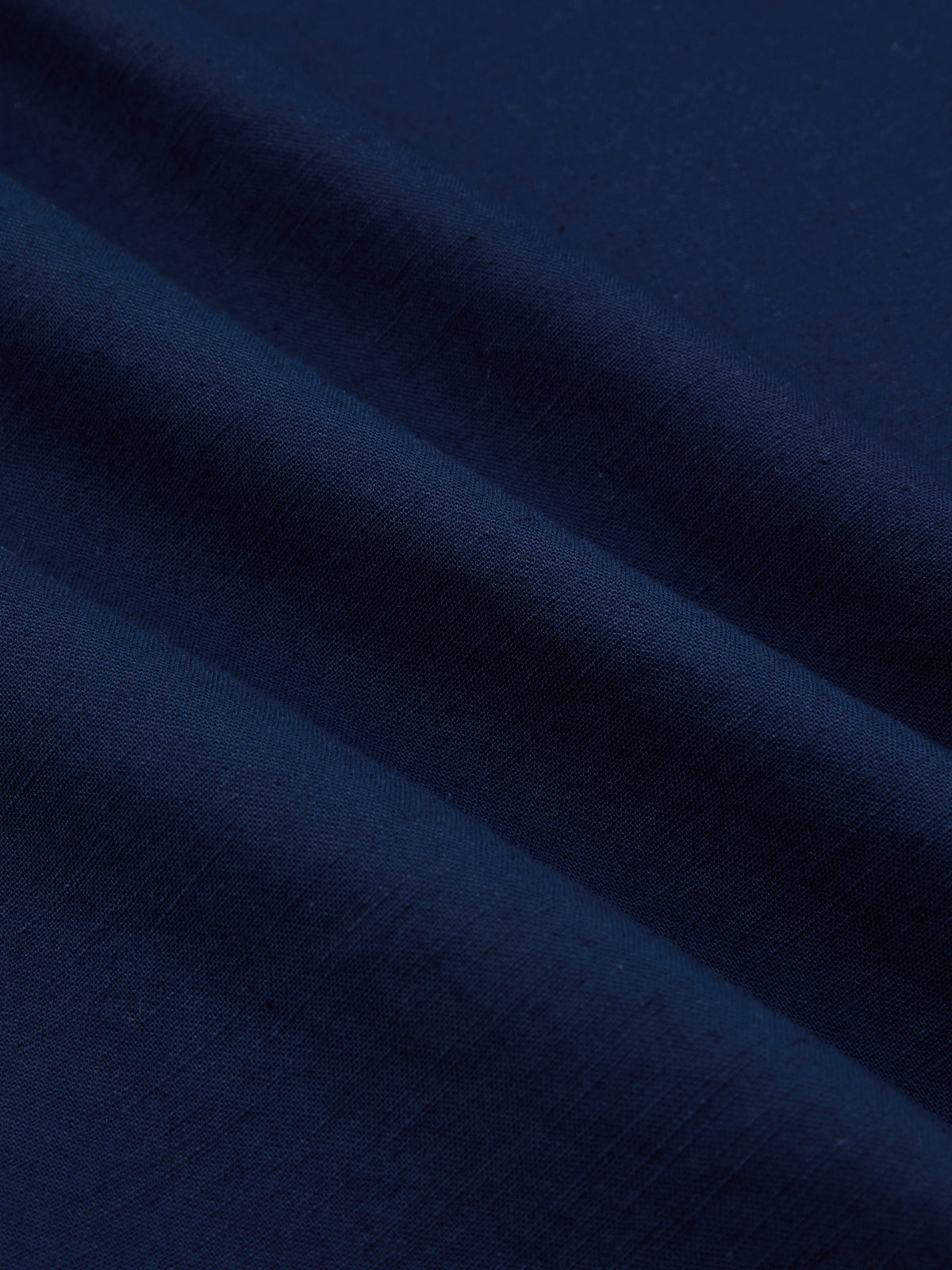 Maxi Cotton Dress, Long Sleeves, Stand Collar, Plain, Belt Design, French Vintage, Blue Purple