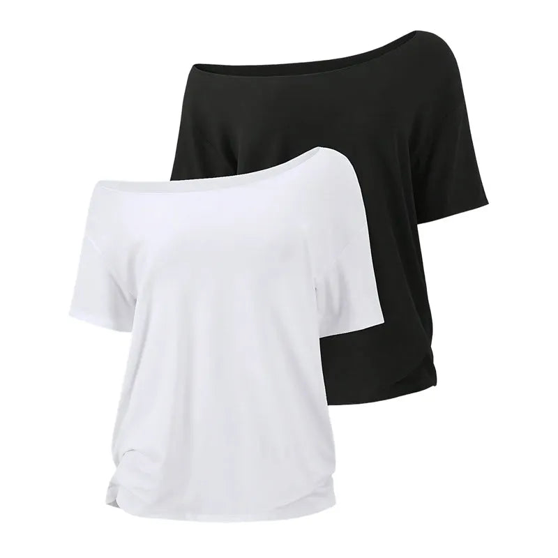 Elowen – Women's Soft Cotton Off Shoulder Top Set