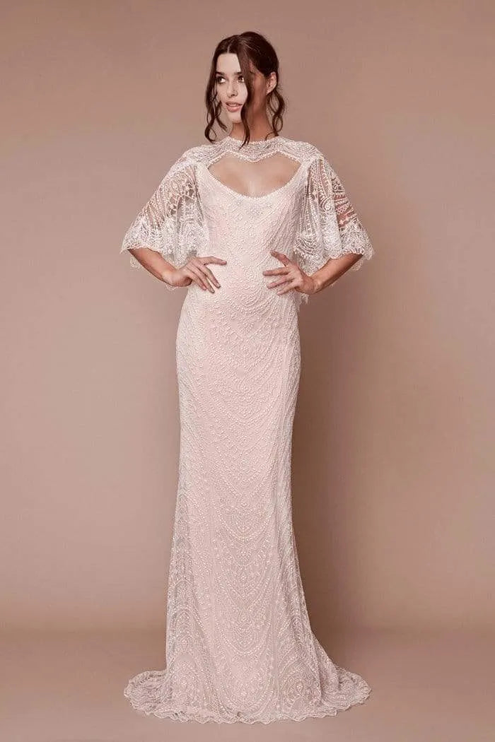 Tadashi Shoji - Atwood Open-back Lace Gown