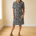 Vivara – Breezy V-Neck Printed Dress for Women
