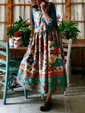 Vibrant Floral Apron