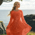 Women's Celtic Knot And Tree Of Life Long Sleeve Sweater Dress