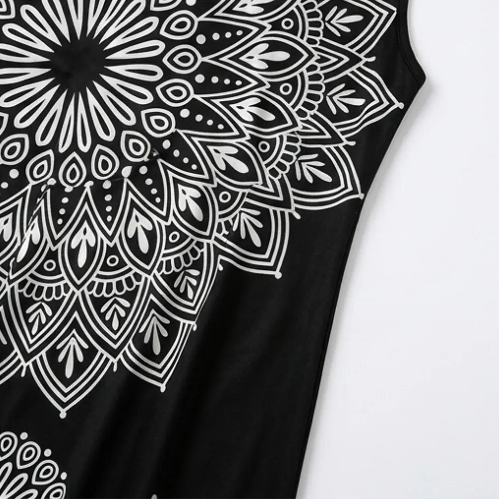 Mandara – Bohemian Mandala Maxi Dress