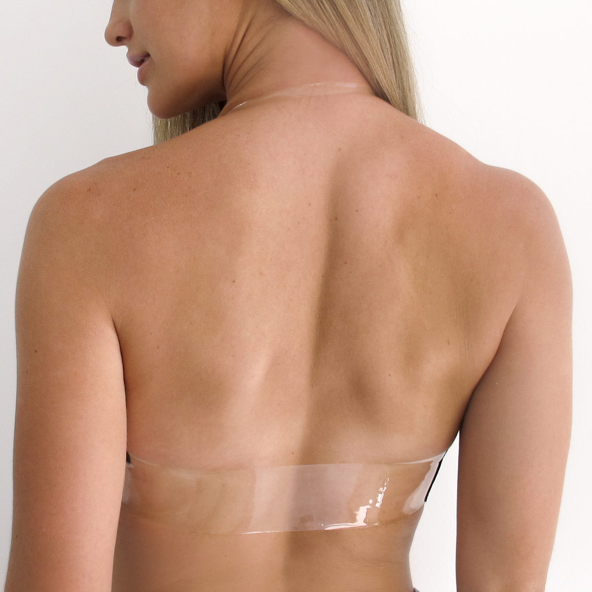 Clearly Amazing Lace Clear/Beige Bra Set