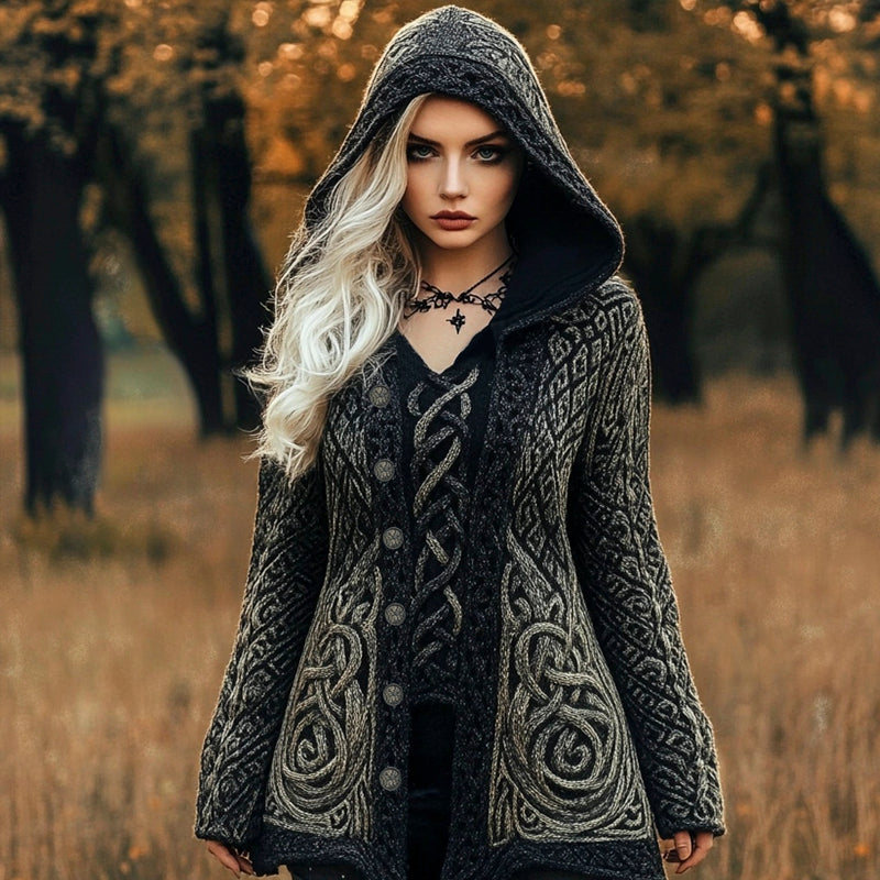 Celtic Totem Women's Hooded Cardigan