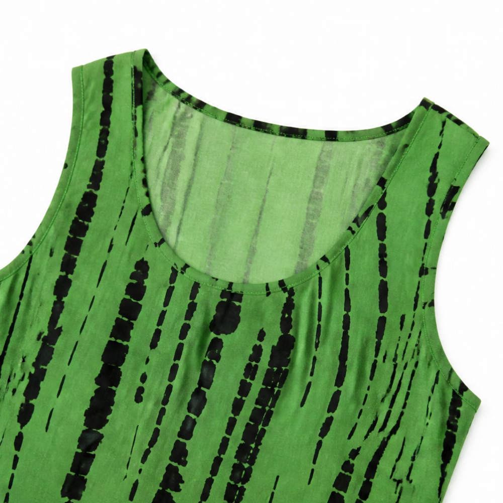 Soliera – Relaxed Fit Sleeveless Midi Dress With Pockets