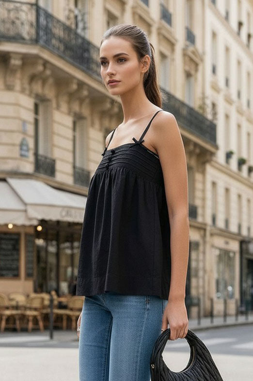 CUMBERBUND YOKE TANK TOP