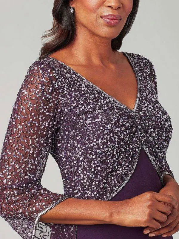 Chiffon Temperament Sequins Wedding Women's Dress