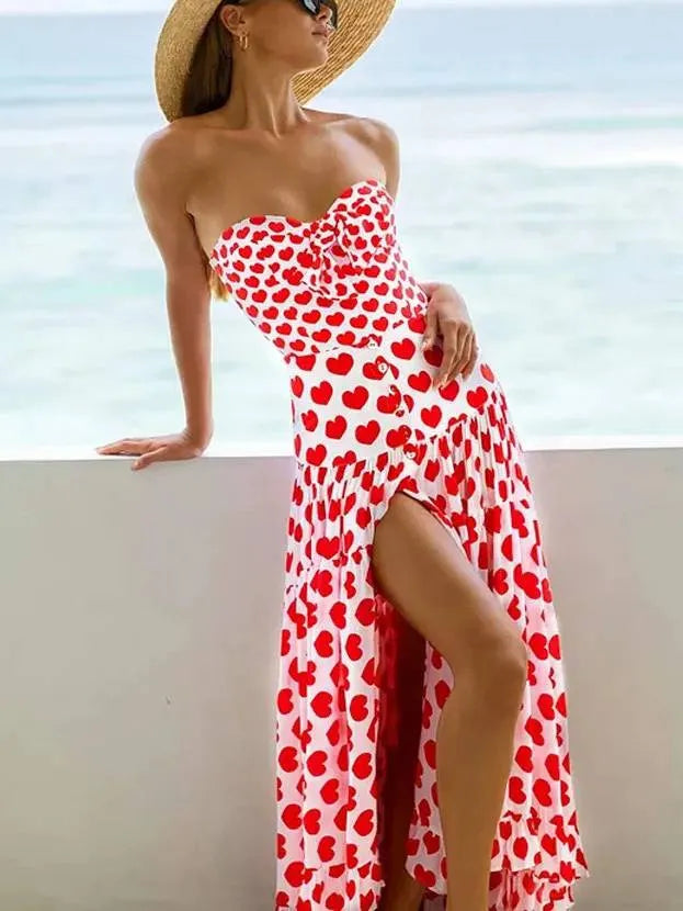 One Piece Swimsuit Chiffon Skirt Two Piece Set
