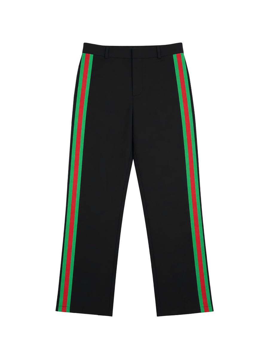 Long Sleeves Skinny Contrast Color Striped Casual Pants Bottoms Pants Trousers