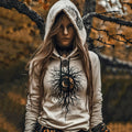 Women's Tribal Viking Totem Casual Hoodie