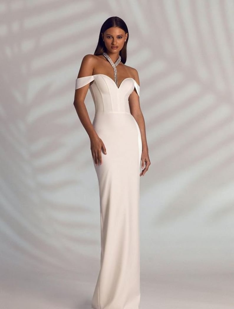 Wedding gowns are made of high quality and soft satin to help you feel confident and comfortable on your wedding day.