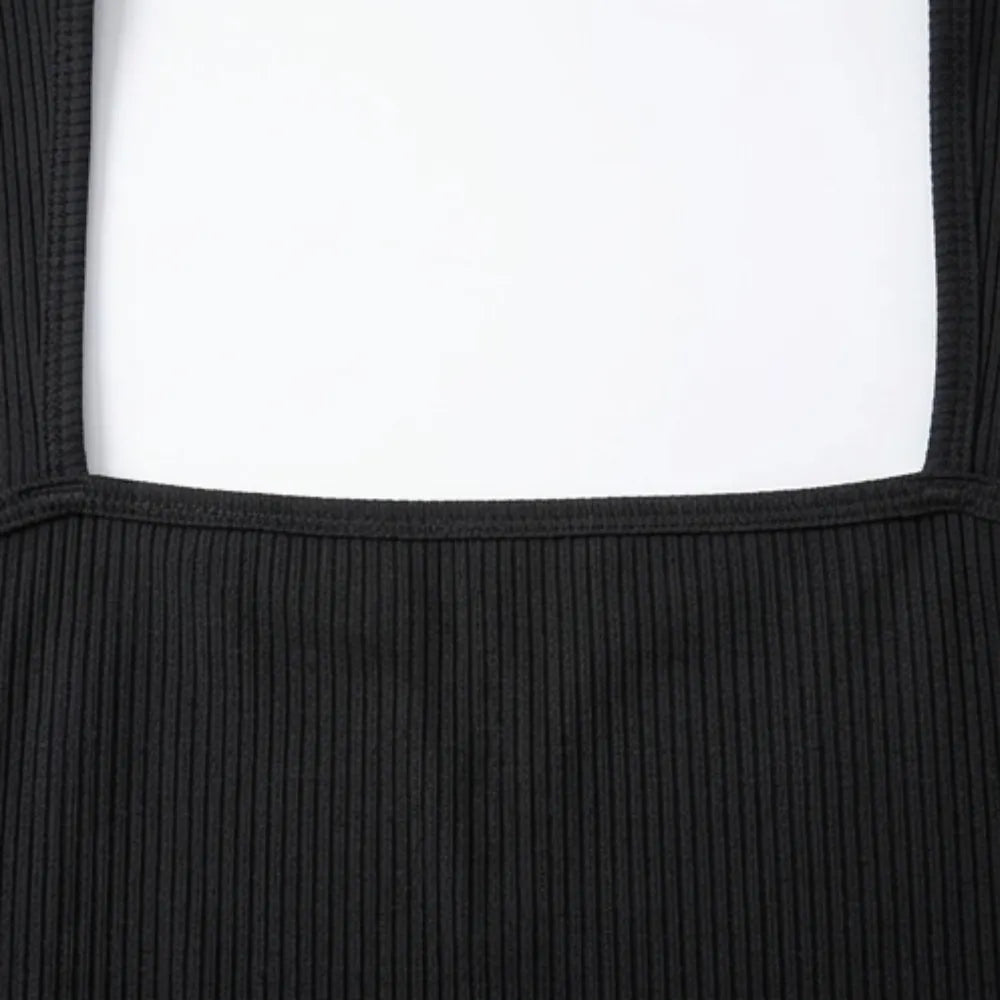 Snatella – Snatched Square Neck Bodysuit for Everyday Layering