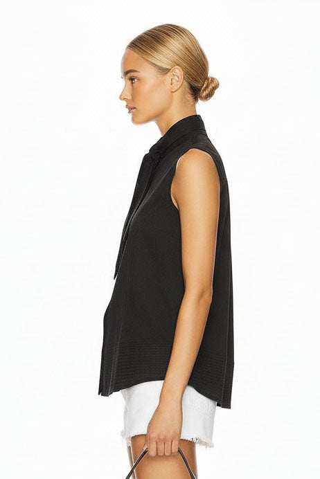 STITCH DETAIL DETACHABLE BOW TOP
