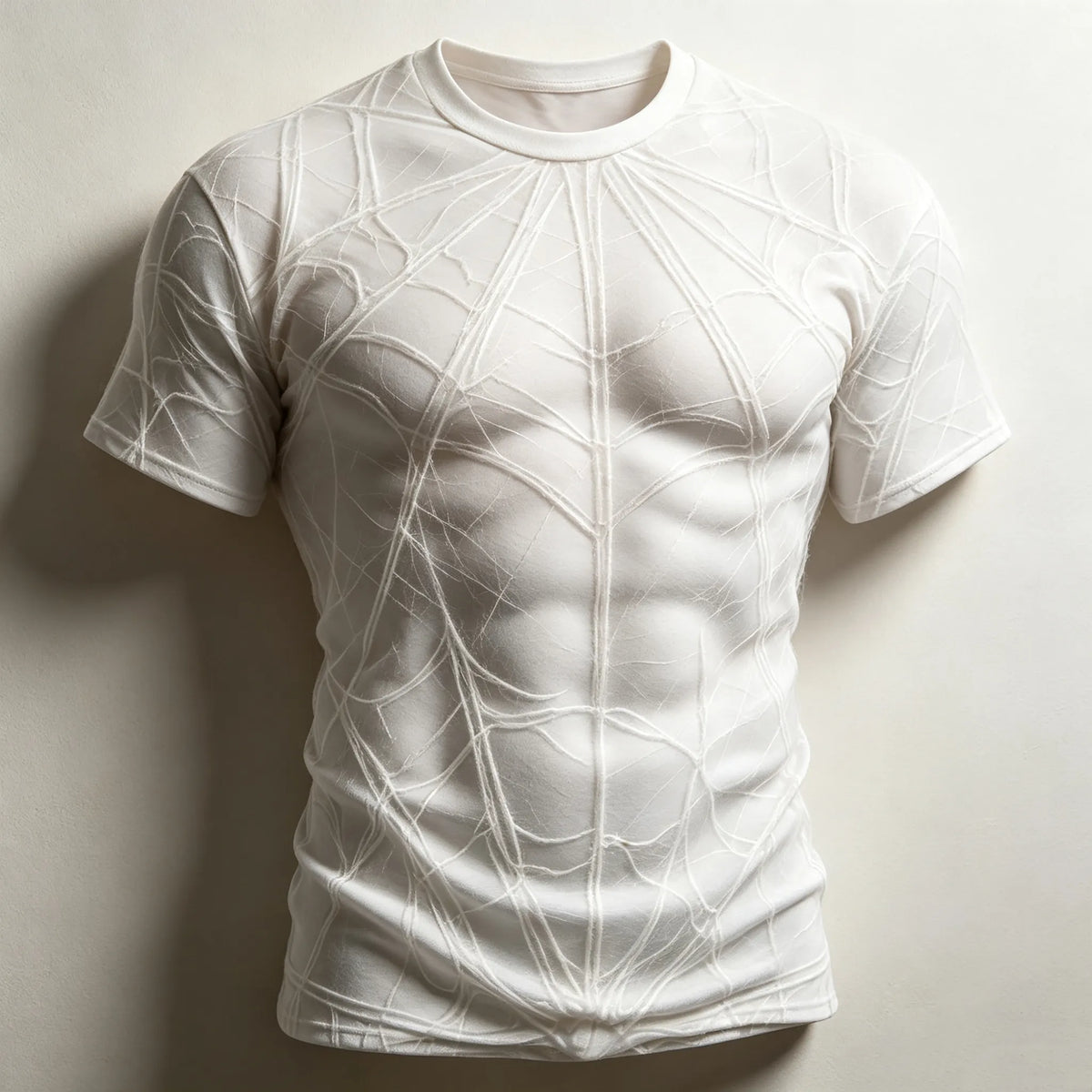 Men's Halloween Spider-inspired Artistic Pattern Casual T-shirt