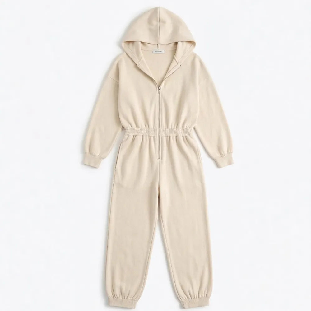 Elowyn – Women's Cozy One Piece Hooded Jumpsuit