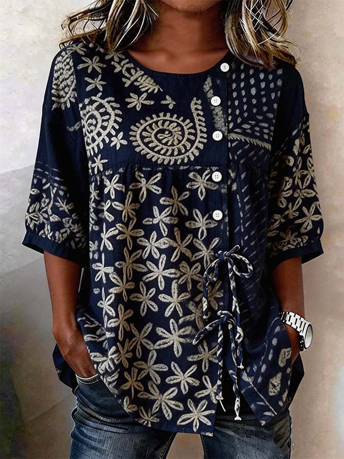 Women'S Casual Printed Shirt