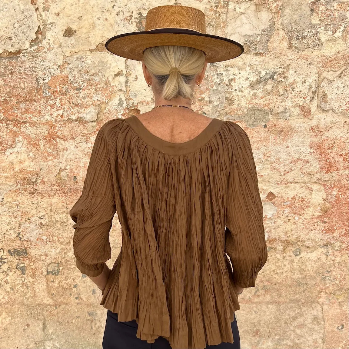 Crinkle  Cotton Top – Dadihouse
