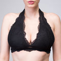 Bettina Black Wireless Lace Bralette