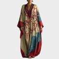 Printed Oversized Kaftan Maxi Dress