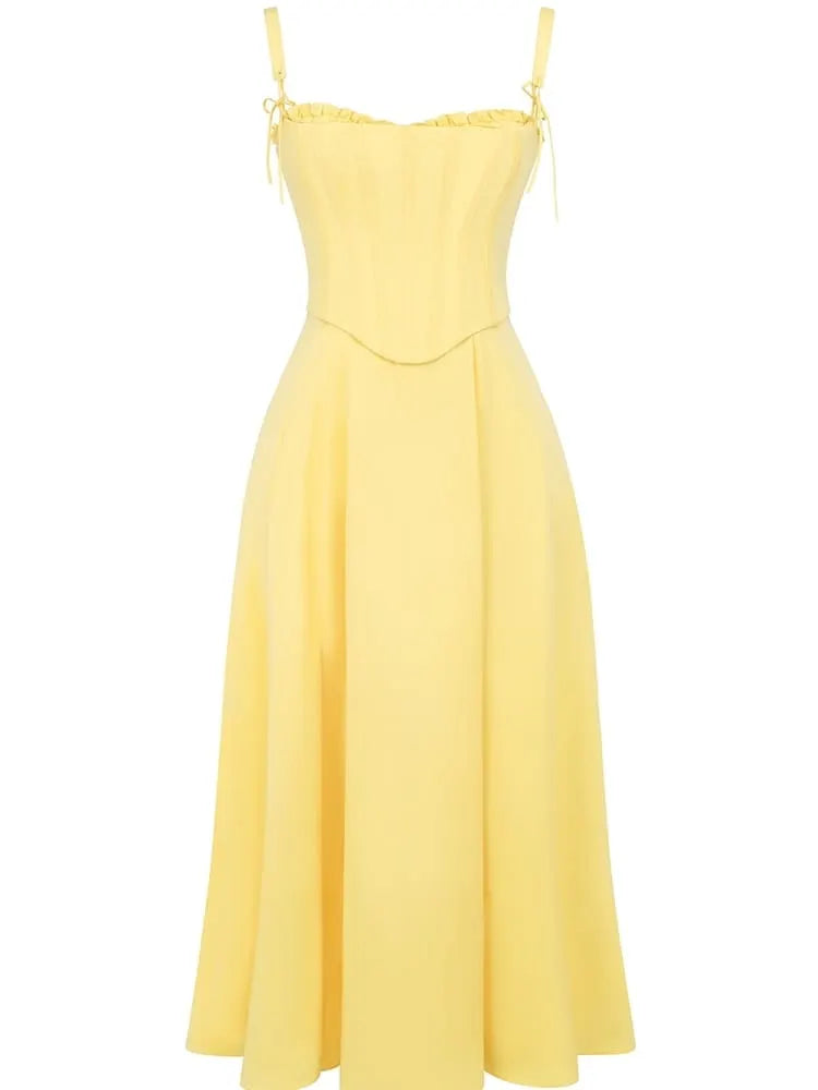 Sunshine Cotton Midi Sundress