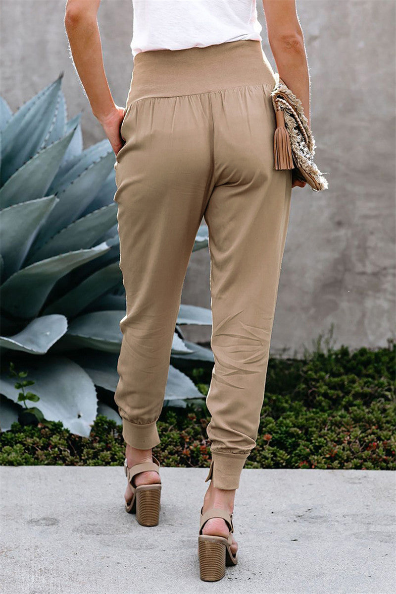 Hot and Bothered Pocketed Cotton Joggers