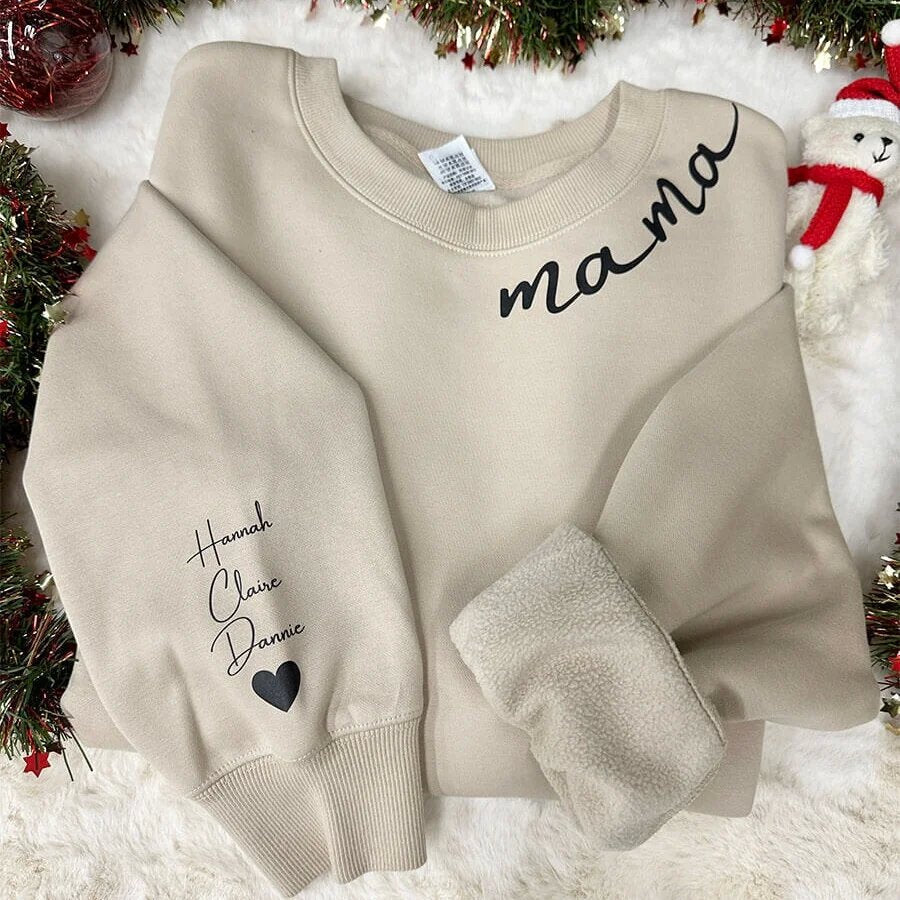 Mamorea – Custom Mama Sweatshirt with Names