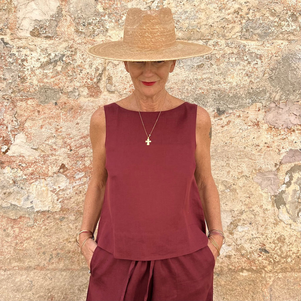 Overleap Top Linen – Dadihouse