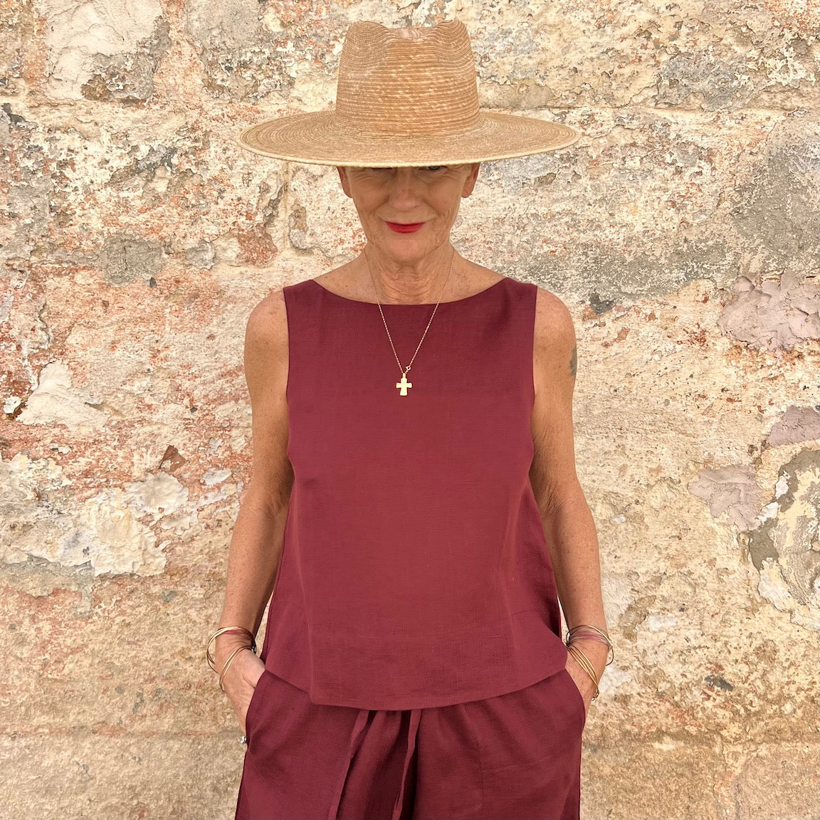 Overleap Top Linen – Dadihouse