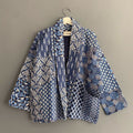 Japanese Style Kantha Quilted Splicing Design Kimono