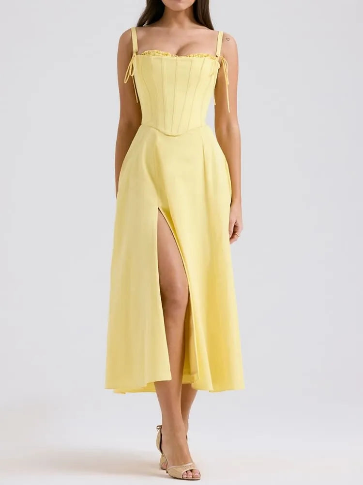 Sunshine Cotton Midi Sundress