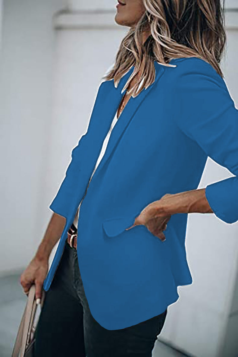 Casual Turndown Collar Coat