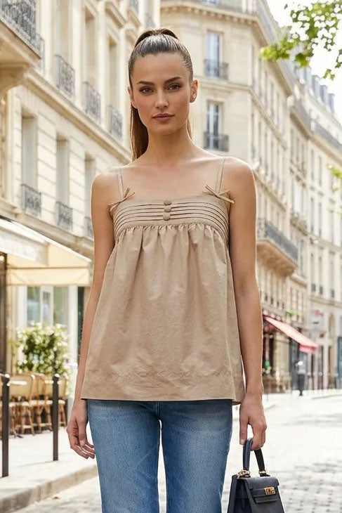 CUMBERBUND YOKE TANK TOP