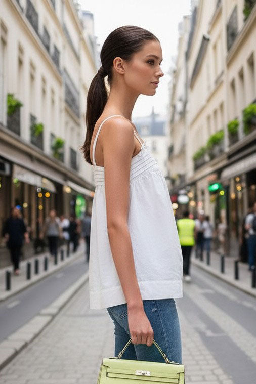 CUMBERBUND YOKE TANK TOP