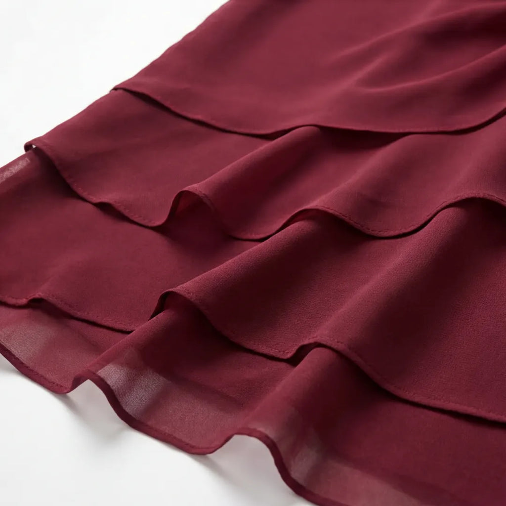 Velara – Women's Gathered Twist-Waist Dress