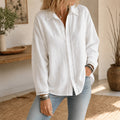 Lunavia – Women's Eyelet Trim Button-Down Blouse