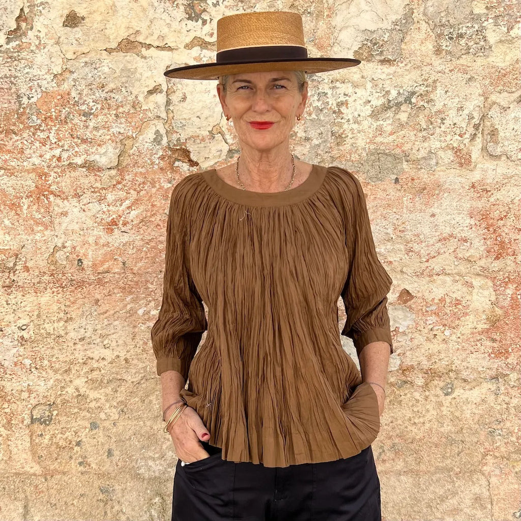 Crinkle  Cotton Top – Dadihouse