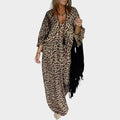 Effortless Boho Leopard Maxi Dress