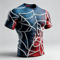 Men's Halloween Spider-inspired Art Print Casual Crew Neck T-shirt