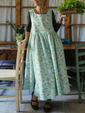 Soft Mint Floral Apron