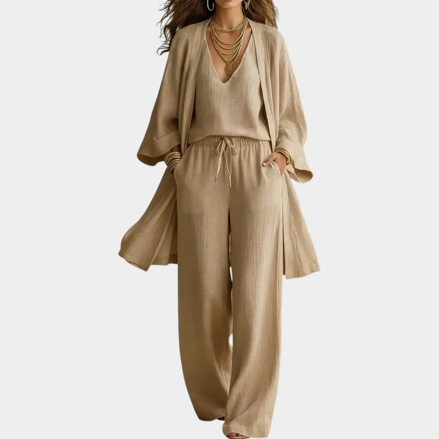 Minimalist Luxe Pants Set