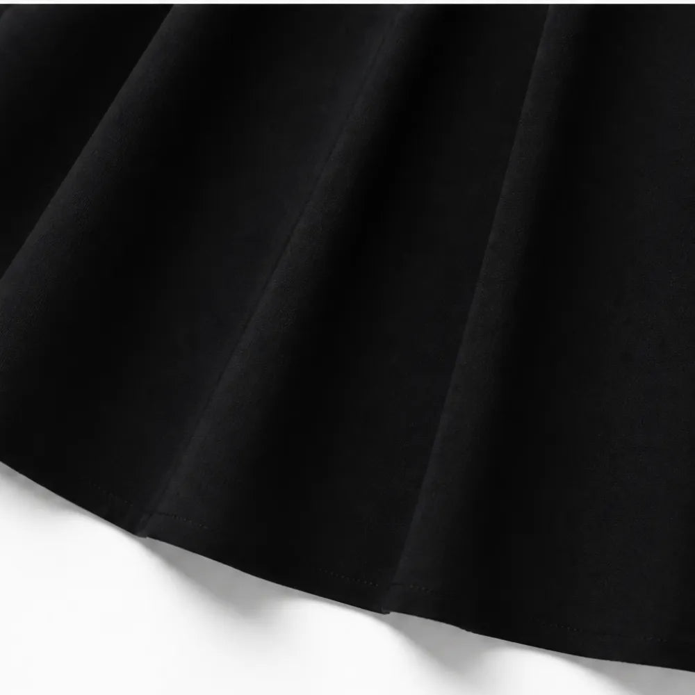 Noirella – Lace Sleeve A-Line Mini Dress for Curves