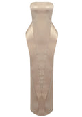 Strapless Maxi Dress Champagne