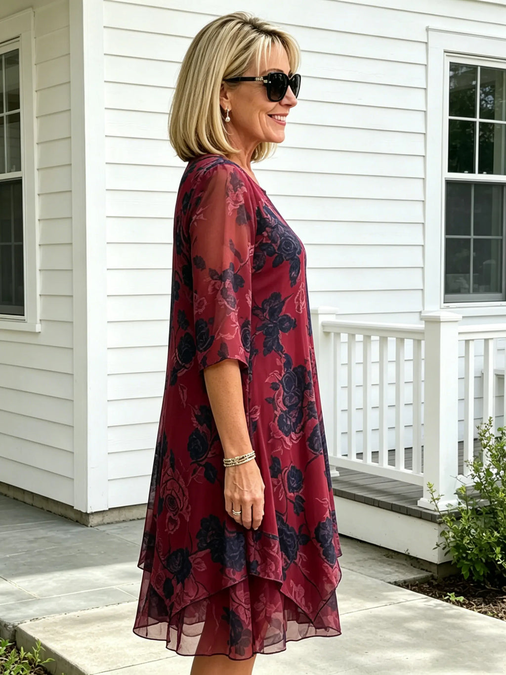 Double-layer Party Dress Cocktail Dress Wedding Guest Dress Dress