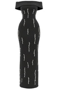 Bardot Crystal Maxi Dress Black