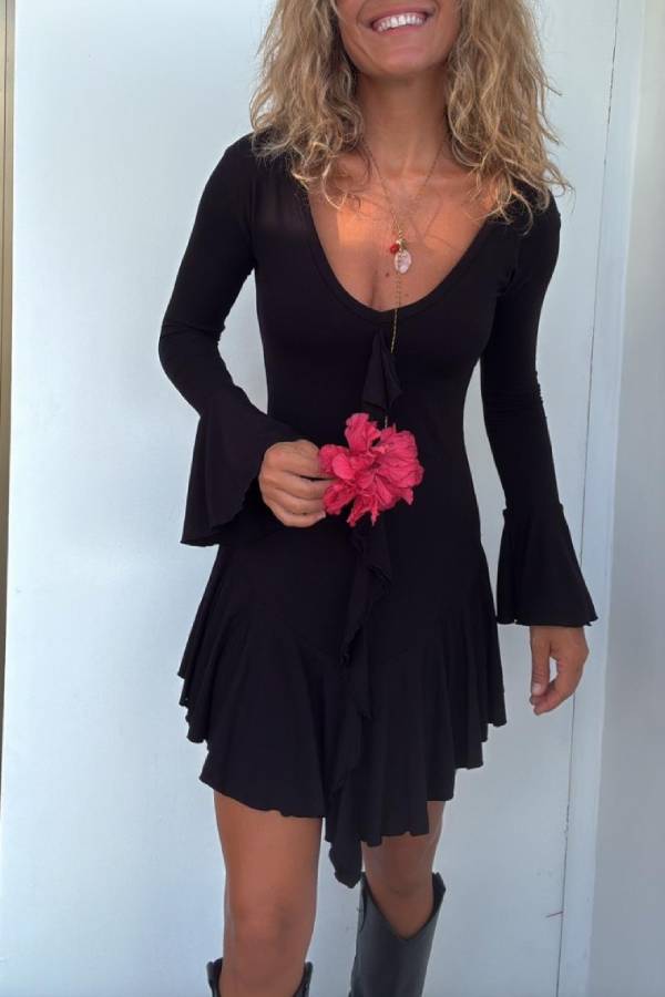 PANTON black, short dress